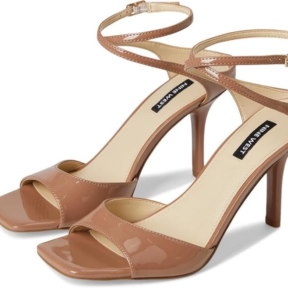 Nine West "Devans" Heeled Sandals - Natural - Picture 2 of 7